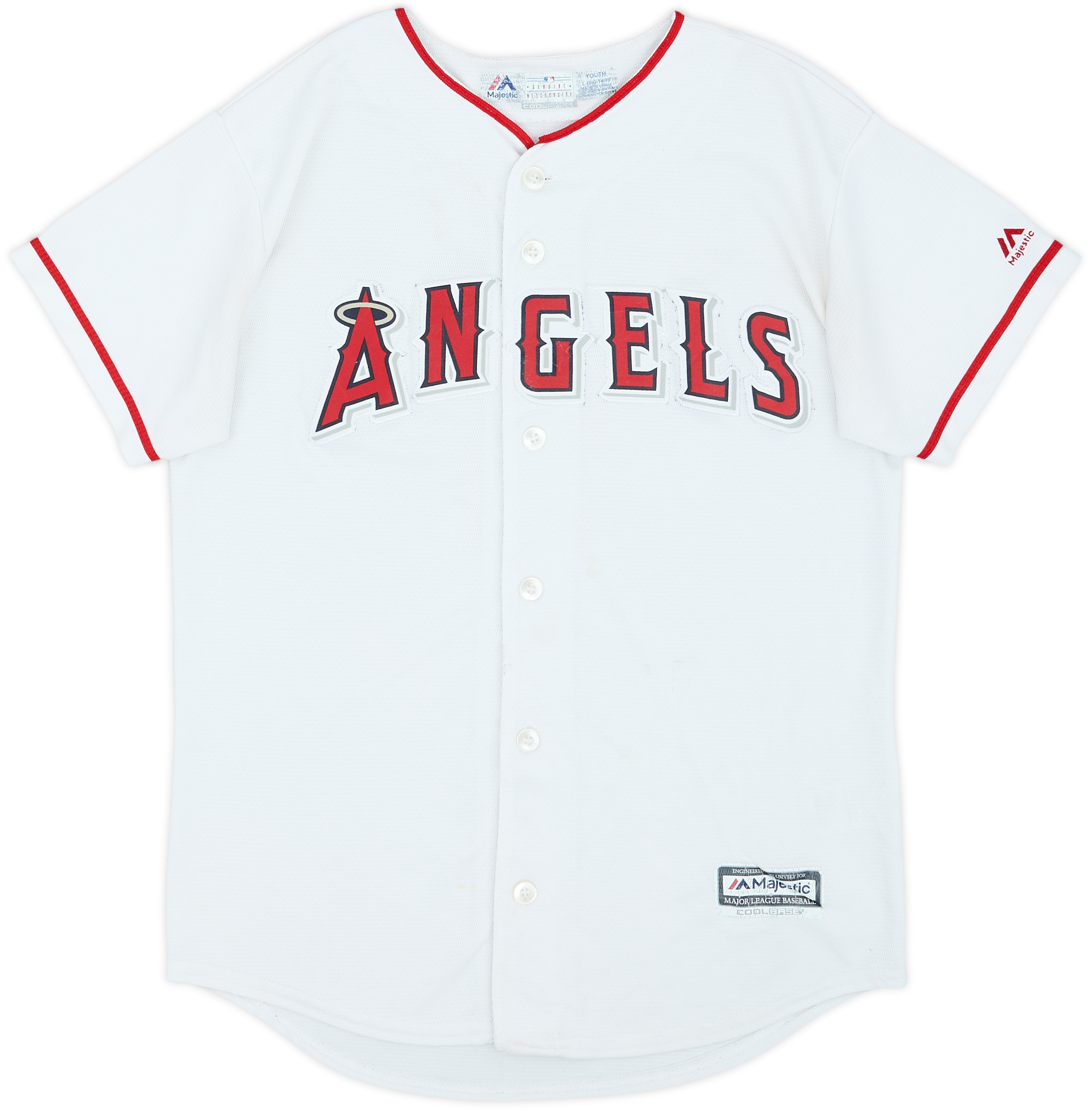 2015-19 LA Angels Pujols #5 Majestic Home Jersey - 6/10 - (L.Boys)