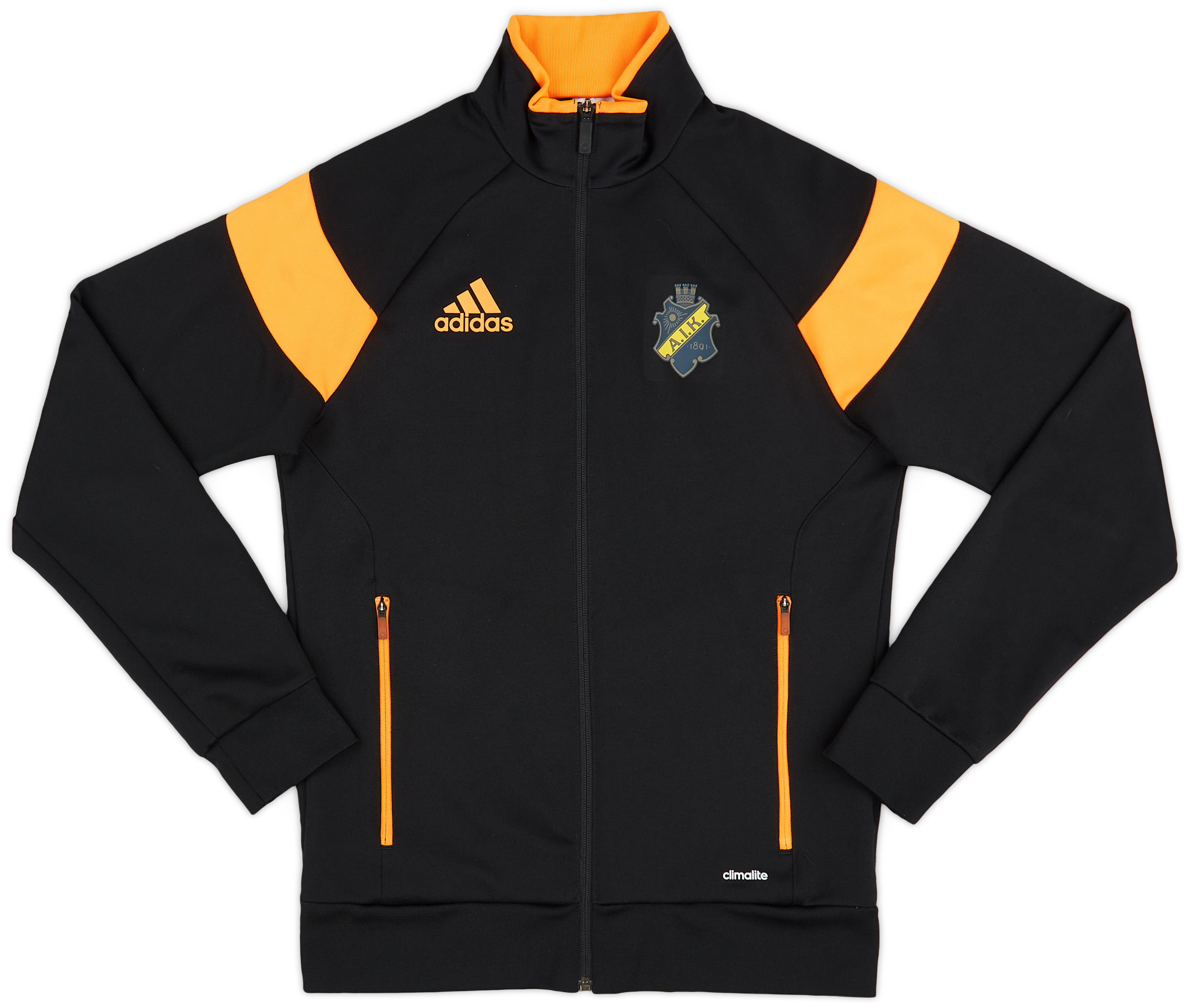 2013-14 AIK Stockholm adidas Track Jacket - 9/10 - (S)