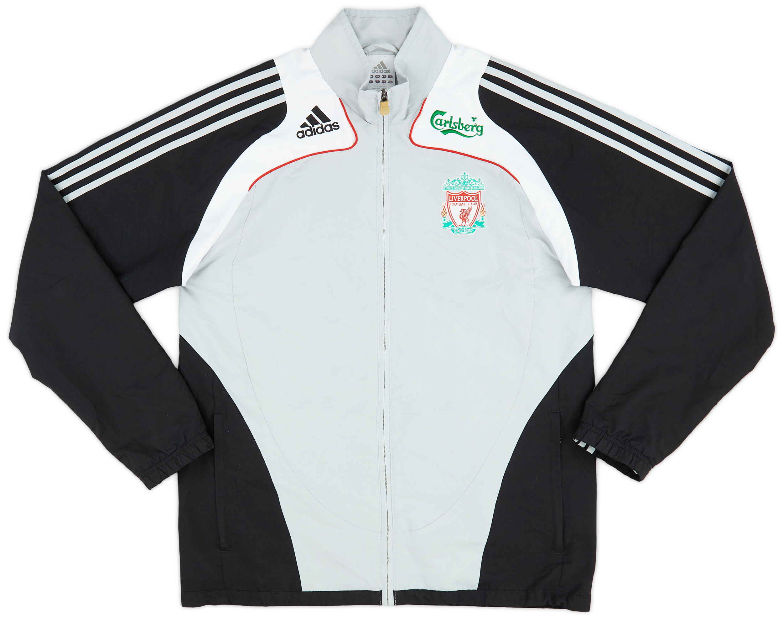 2008-09 Liverpool adidas Track Jacket - 8/10 - (M)