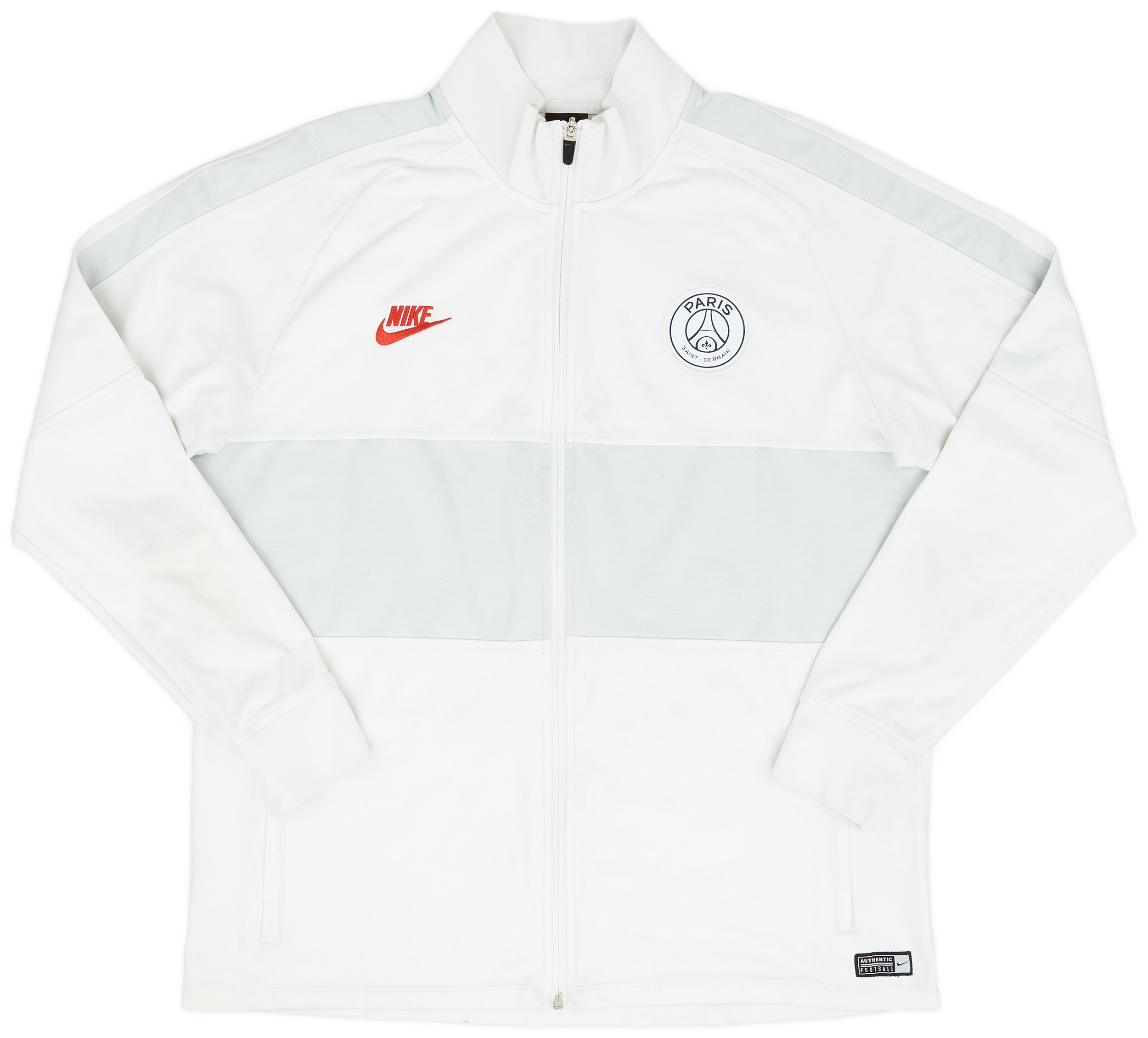 Psg white track jacket deals