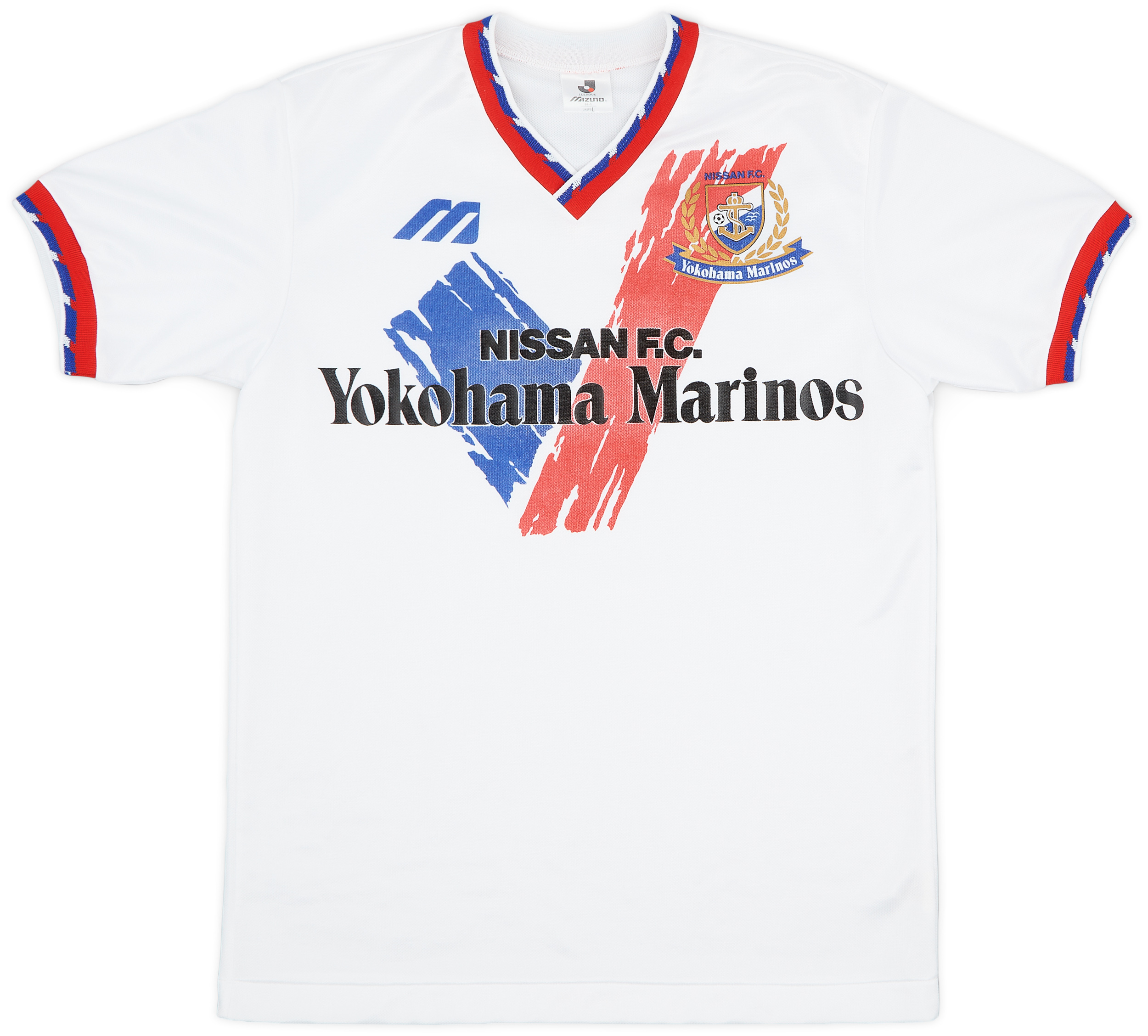 1993-94 Yokohama Marinos Mizuno Training Shirt - 8/10 - (M)