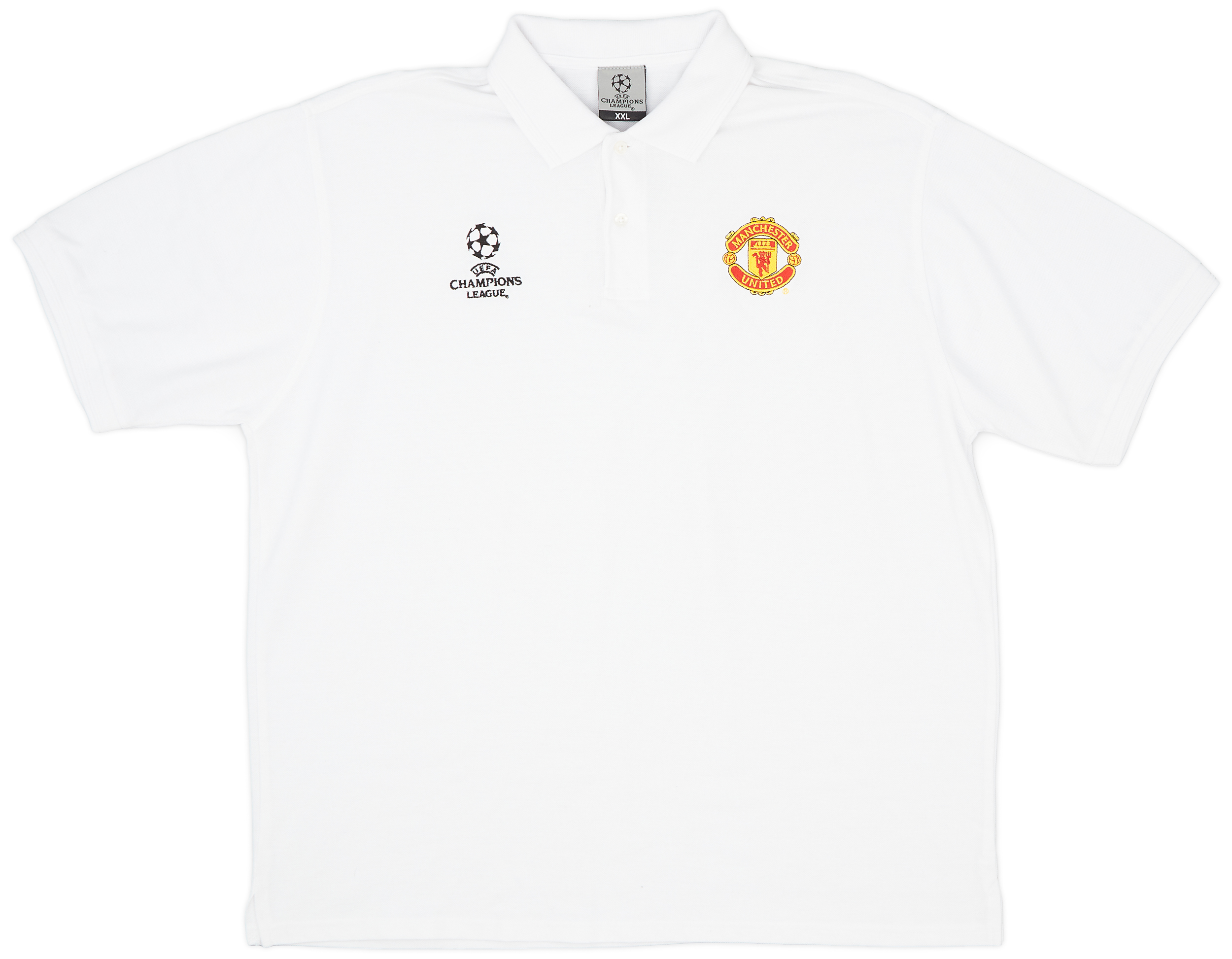 2000s Manchester United Champions League Polo Shirt 8/10 (XXL)